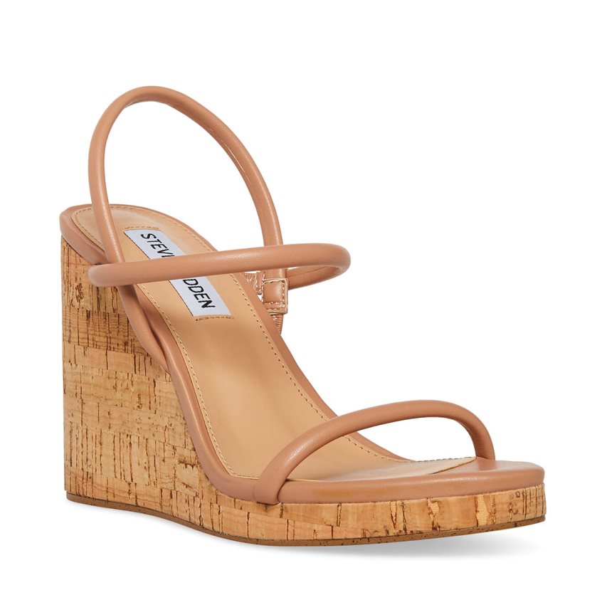 Zapatos Cuña Steve Madden Morgan Mujer Marrones | ES NT619E